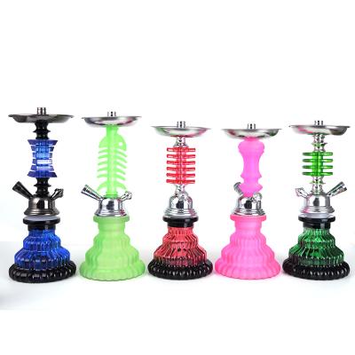 China MD-46 Small Handmade Hookah Shisha Set Whit Hookah Bowl Hookah Single Hose Glass for sale