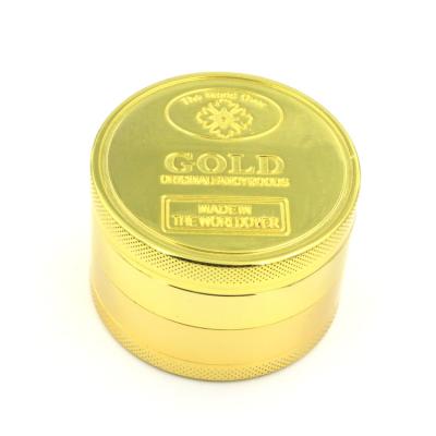 China Wholesale Tobacco Grinder Size 55MM 63MM 75MM Tobacco Grinder Herb Grinder Zinc Grinder 4 Pieces for sale