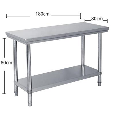 China Restaruant Workbench Tool Workbench Drawer Workbench Kitchen Worktable Food Table Stainless Steel Prep Table for sale