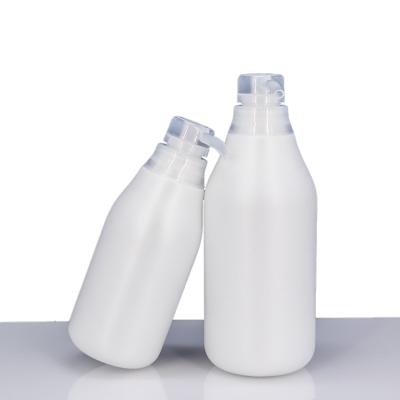 China Outside Color PACKAGING Liquid BEAUTY Milk Beverage Bottle Shampoo Beverage Bottle 500 Ml PE PET Body Customized Plastic Cylinder for sale