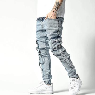 China Stylish High Quality Color Fade Proof YUEGE Custonm Mens Jeans Jeans Man for sale