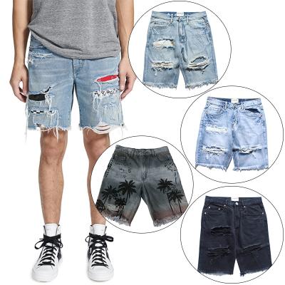 China Hot Fashion Viable Printing Comfortable Mens Jean Denim Shorts For Men Summer Shorts for sale