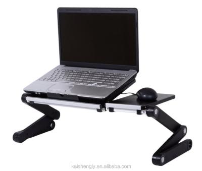 China New Mini Folding Adjustable Portable Laptop Cooling Stand (Height) With Mouse Pad for sale