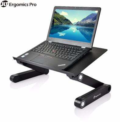 China JLT Multifunctional Laptop Stand For Bed Computer Ergonomic Adjustable Portable Aluminum Commercial Office School Furniture Furniture Metal for sale