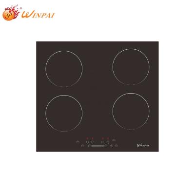 China Hotel Europe Slide Induction Cooktop Induction Cooker 4 Burner Electric Induction Built-in Stove with Timer for sale