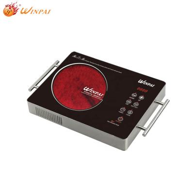 China Hotel New Product 2000W 220V Infrared Ray Heating Portable Electric Ceramic Cooker Infrared Cooker for sale