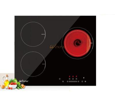 China Iron Kitchen Equipment Induction Cooker Infrared Electric Double Stove Built-in Cooktops for sale