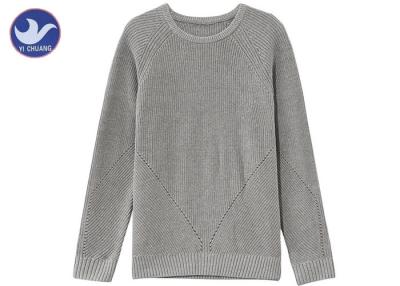 Chine Vêtement thermique anti- Pilling de cou rond de coton de chandail de pull du Knit des hommes de Pointelle à vendre