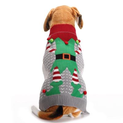 Chine Vêtements de Noël de chandails de chien avec des boules Teddy Golden Retriever Doggie Sweater de peluche à vendre