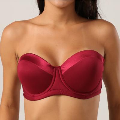 Cina Maturi sexy della tazza di metà 75D-100D più le cinghie convertibili delle donne del reggiseno di dimensione spingono verso l'alto i reggiseni senza spalline antiscorrimento in vendita