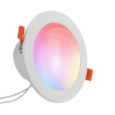 China Modern Smart WiFi Control Led Downlight 7w Alexa Light Google Home Light RGBCW Color Changing Led Downlight for sale