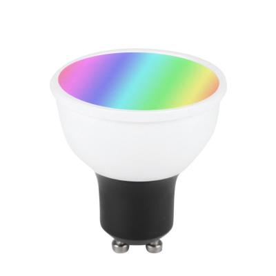 China Hotel smd 2835 GU10 MR16 E27 spot light 7w led lamp cup RGBW led spotlight Gu10 led wifi spotlight milight for sale