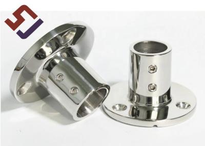 China 316 Stainless Steel Hardware Boat Hand Rail Fitting Part Stanchion Base for sale