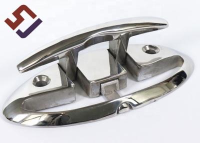 China 316 Stainless Steel Precision Investment Casting Marine Boat Dock Folding Cleat for sale