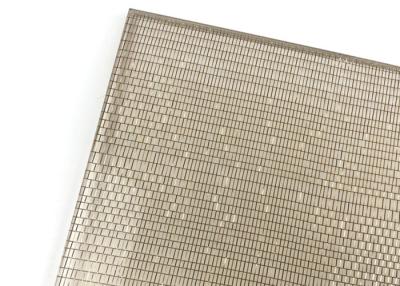 China Copper Glass Laminated Wire Mesh Metal Fabric For Art Glass for sale