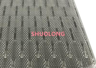 China Stainless Steel Woven Laminated Glass Metal Mesh With Wire Mesh Inter Layer for sale