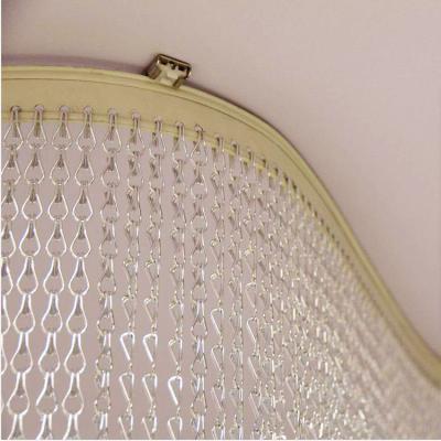 중국 Aluminium Chain Curtain fireplace Spark Screen Mesh Curtains Metal Chain Curtain 판매용