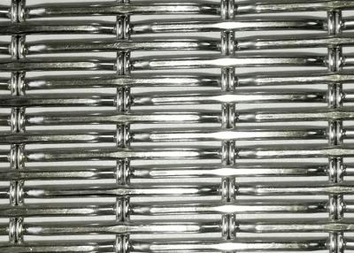 China SS Weave Metal Decorative Interior Furniture And Screen For Architectural Woven Wire Mesh for sale