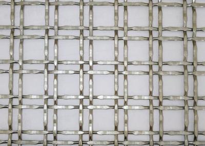 China Crimped Architectural Woven Wire Mesh SS 3.3mm For Cabinetry for sale