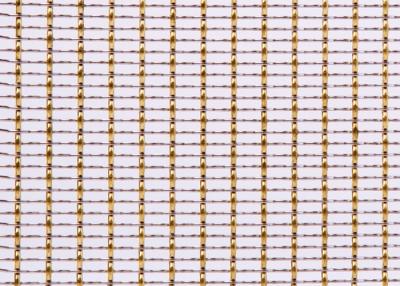 China 65ft SS316L Rode de Radiatordekking van Mesh Grilles Gold Plated For van de Koper Decoratieve Draad Te koop