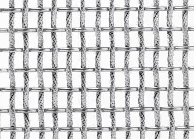 China Flexible Breite Mesh Screen Anticorrosions 13ft SS316L transparentes Metall zu verkaufen