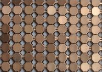 Cina Metallo metallico di alluminio Mesh Fabric For Clothing di Oilproof degli zecchini del rivestimento dello SGS in vendita