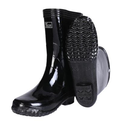 China Wholesale Strong Flexibility Non-slip Rubber Sole Oil Damping And Acid-resistant Lightweight Comfortable Rain Boots for sale