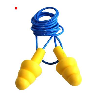 China Newest Long Lasting Swimming Hearing Earplugs Noise Cancel Reusable Sleeping Rubber Earplugs for sale