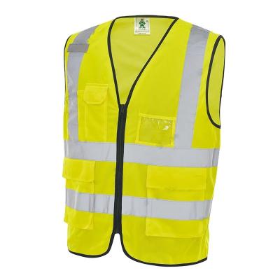 China Traffic Road Multi Working Construction Site Pockets Jackets Multiple Pockets High Safety Reflective Vest for sale