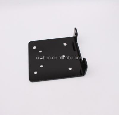 China Mild Steel Sheet Metal Stamping Parts L Bracket For Wall Mounting for sale