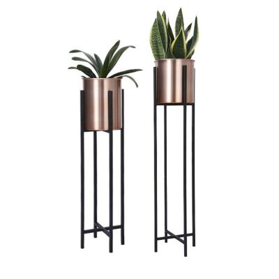 China Chinese Hot Selling Flower Pot Stand Flower Stand Metal Plant Decorative Indoor Life Rack for sale