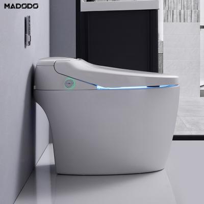 China Auto Operation White Smart Bidet Flush Foot Smart Sensor Wc Bathroom Toilet Automatic Flush Toilet For Bathroom for sale