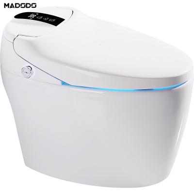 China Automatic Operation Modern Bathroom P/S Trap Floor Mounted Sensor Intelligent Automatic Flush Electronic Bidet Smart Toilet for Hotel for sale