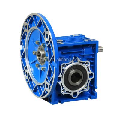 China Building Material Stores RV Series Worm Gearbox Transmission Gearbox Stable Flanged Speed ​​Reducer for sale