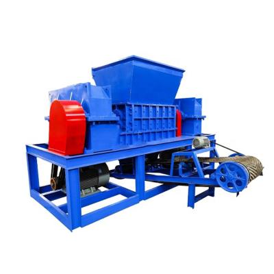 China Recycle Waste Plastic Metal Scrap Recycling Machine Plastic Crusher 90kw/110kw/150kw Double Shaft Shredder for sale