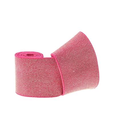 China 4cm Polyester Nylon Woven Webbing Viable Customized Elastic Band For Underwear for sale