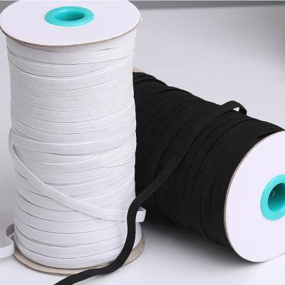 China Polyester Woven Seam Elastics Knitted Strap Nylon Knitting Elastic Braid Elastic Band Elastic Band for sale