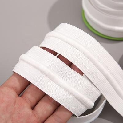 China 2021 Custom Horizontal White Elastic Band Sports Wear Elastic Cord Elastic Band Hot Sale For Clothing for sale