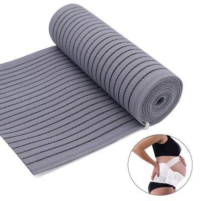 China Sustainable Factory Supply Spandex Nylon Rope Soft Wide Elastic Bandage For Postpartum Belly Band for sale