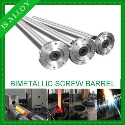 China The Wear Resistance And Corrosion Resistance Screw Barrel Design For PVC PE PP Bimetal Single Screw Barrel For Extruder for sale