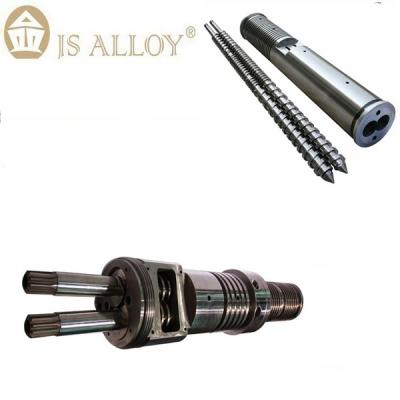 China 38CRMOALA JS-ALLOY Professnal Maker Parallel/Conical Twin Screws & Barrels for sale