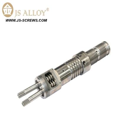 China JS ALLOY Factory Supply 38CRMOALA Twin Bimetal Screw And Barrel for sale