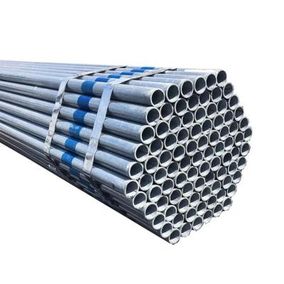 China Non-oiled Hot Dipped Galvanized Round Steel Pipe GI Pipe Galvanised Tube for Structural Purposes for sale