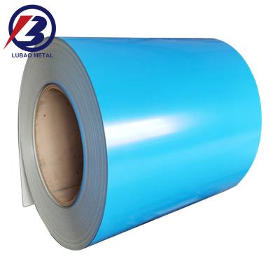 China RAL PPGI Coils Violet Blue PPGL Coils PPGI Corrugated Color Coated Metal Zinc Steel Coil for Container Making Packages for sale