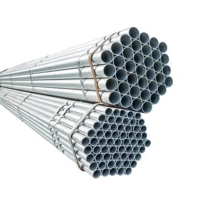 China Non-Alloy Construction Structure ASTM A106 MS ERW Hollow Steel Pipe EMT Welded Steel Round Pipes GI Hot Dip Galvanized for sale