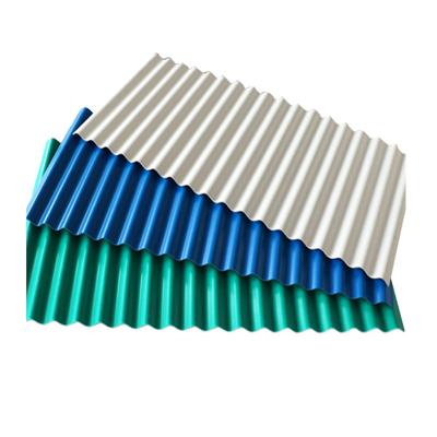 China Prepainted Corrugated Galvanized Sheet Metal PPGI Roofing Corrugated Sheet with Skin Pass Yes for sale