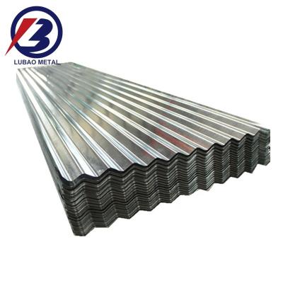 China 665-1100mm longitud GI Materiales de techado galvanizados Hoja de metal corrugado Panel de techo de acero galvanizado para industria en venta