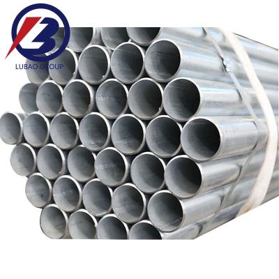 China Hot Dip Galvanized Round Steel Pipe for Construction Special Pipe EMT Pipe Non-oiled Oiled or Non-oiled Non-oiled for sale