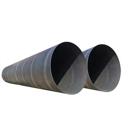 China Plastic Pipe Cap End Protector Hot Rolled Hollow Carbon Pipe 12m Large Diameter SSAW Steel Pipe for Gas for sale