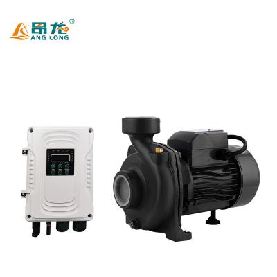 China Irrigation DC48V brushless 1hp solar surface water pump for agriculture   6.6m3/h  35m head booster water pump for water distribution for sale